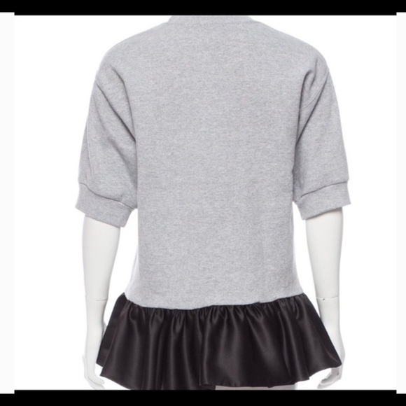 Very cute Harvey Faircloth peplum short sleeve sweatshirt - Picture 11 of 11